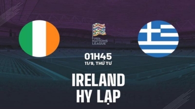 Soi kèo Ireland vs Hy Lạp 1h45 ngày 11/9 - UEFA 2024/25